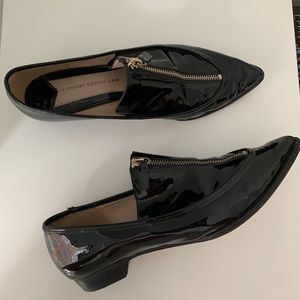10 Crosby Derek Lam black patent leather flats